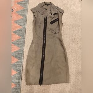 Alexander Wang Zipper Front Dress - Olive